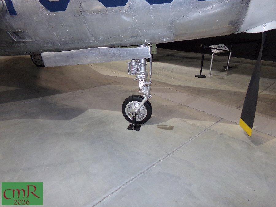 side view XF-84H nose gear