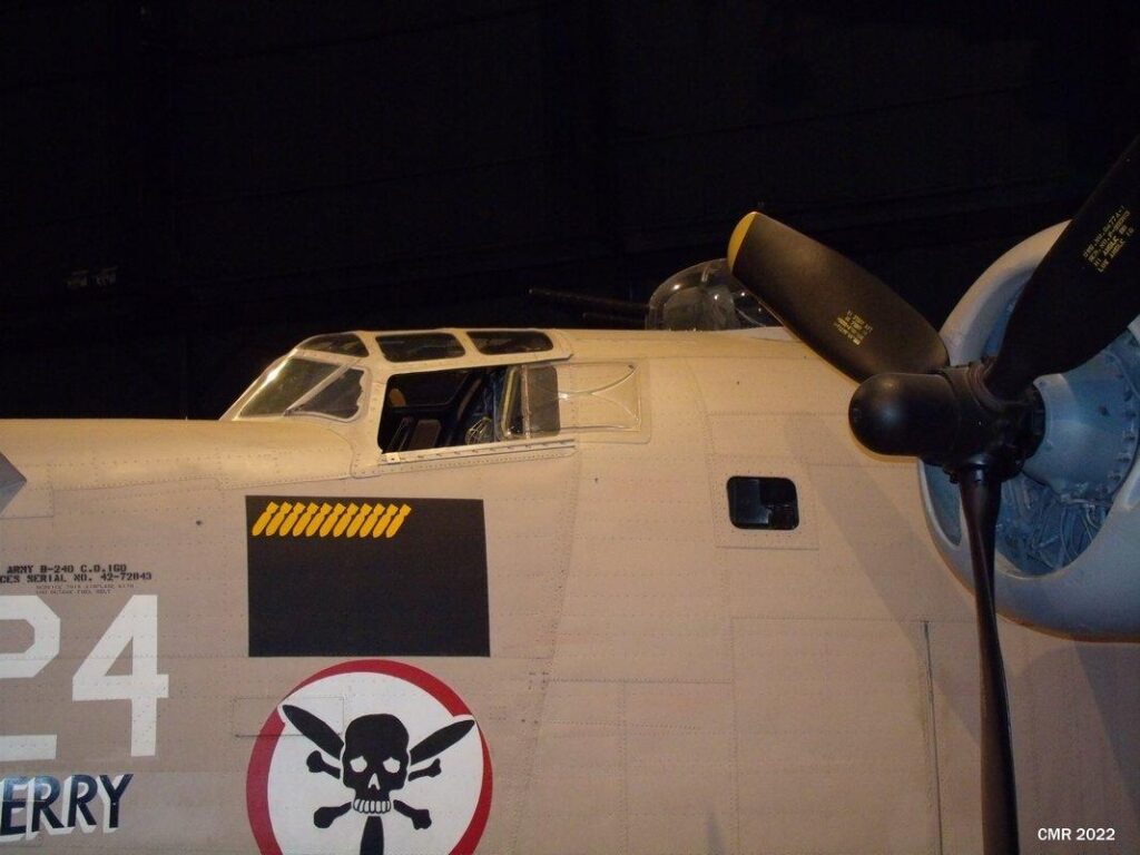 B-24D Liberator cockpit area