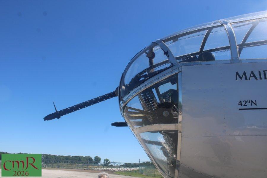 B-25J nose gun position, from the side