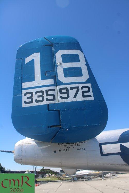 B=25 Mitchell vertical tail