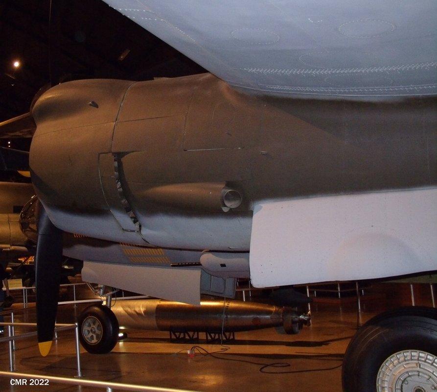 Side View B-26 Marauder engine