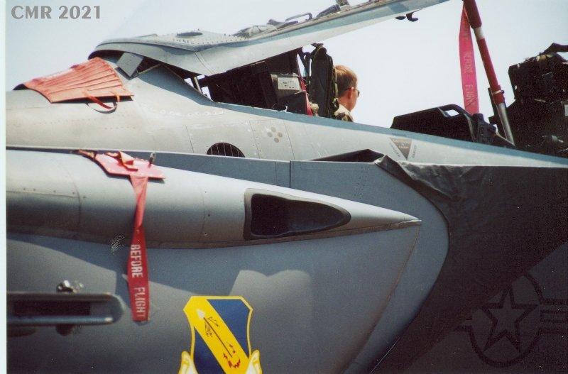 F-15E M61 cannon port