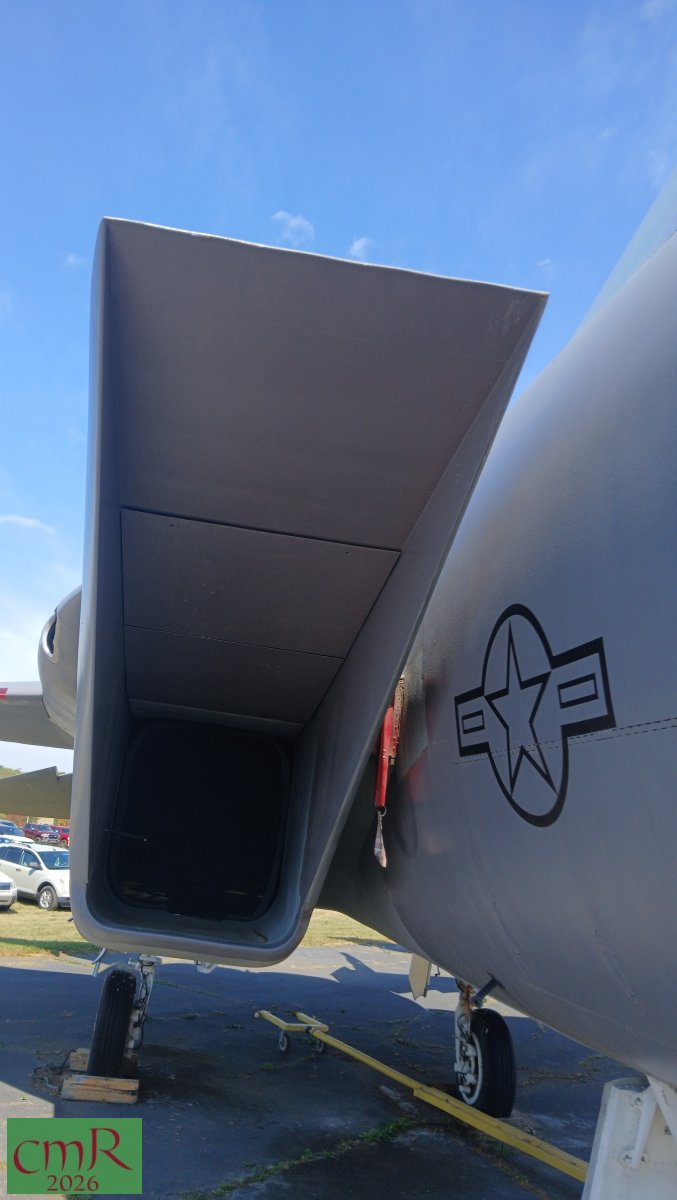 Frontal view of an F-15A engine intake